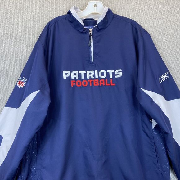 New England Patriots Jacket Coat Pullover Windbreaker Vintage - Picture 3 of 10